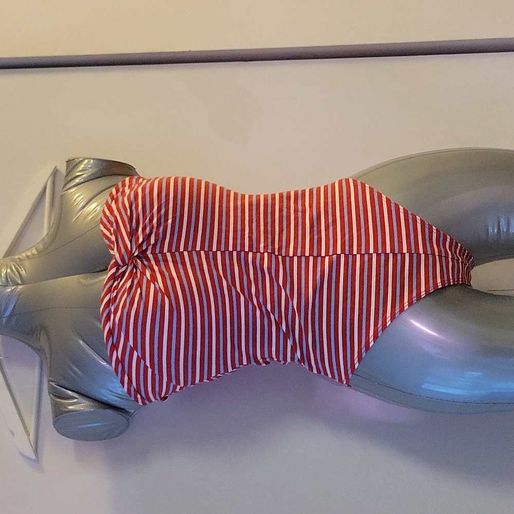 Forever 21 striped bodysuit new
